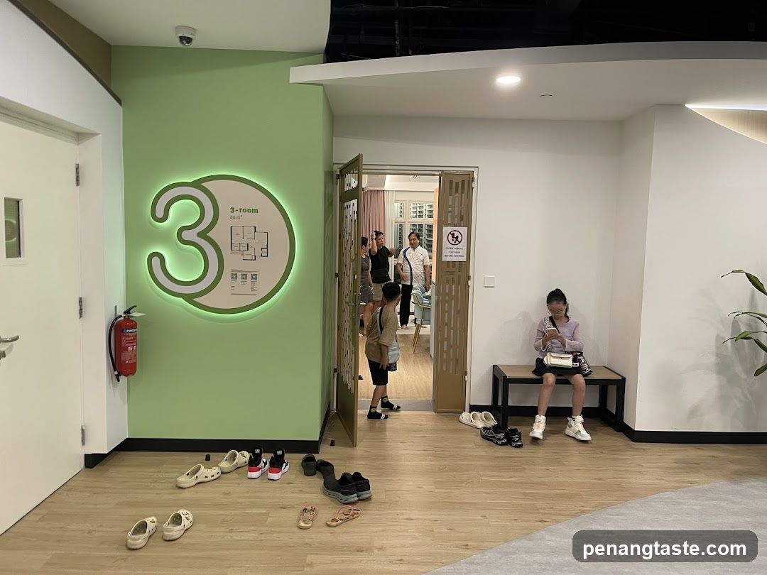 Entrance Hallway with Room Signage
