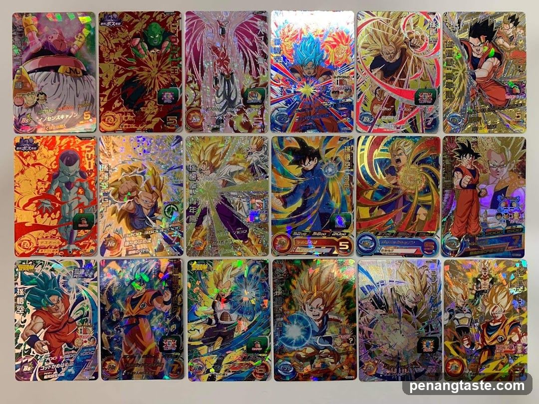 Dragon Ball Z Holographic Trading Cards Collection
