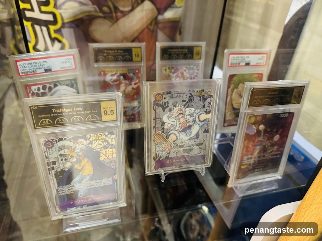 One Piece Trading Cards Display