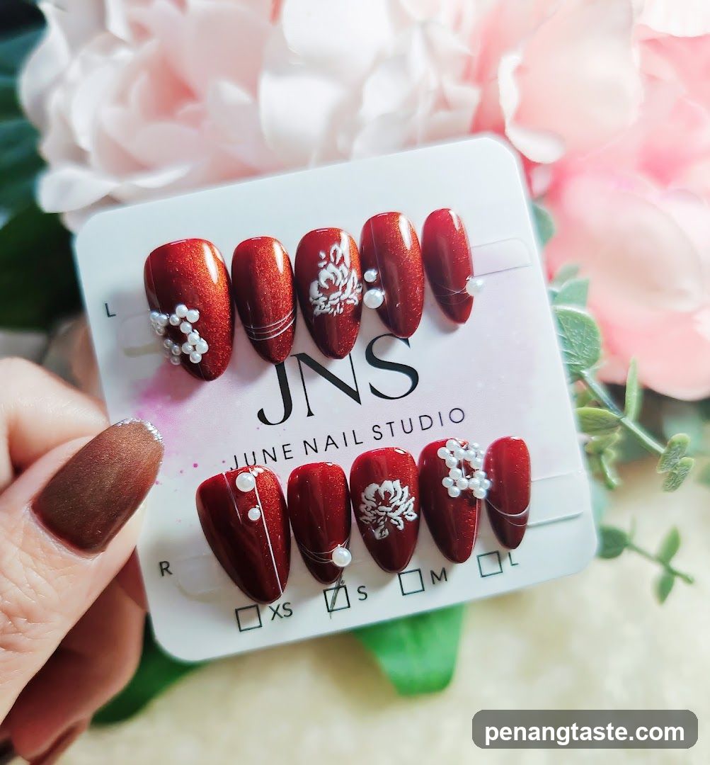 JNS Nail Studio Press-On Nails Display
