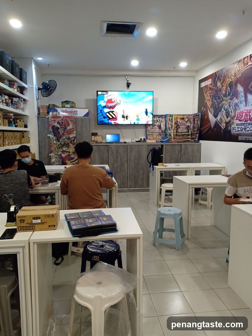 Interior of a gaming store