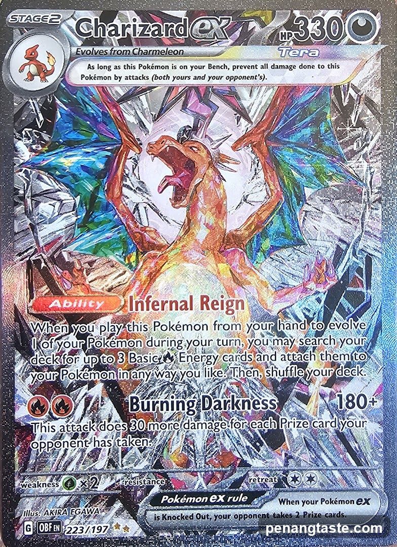 Charizard EX Pokémon Card
