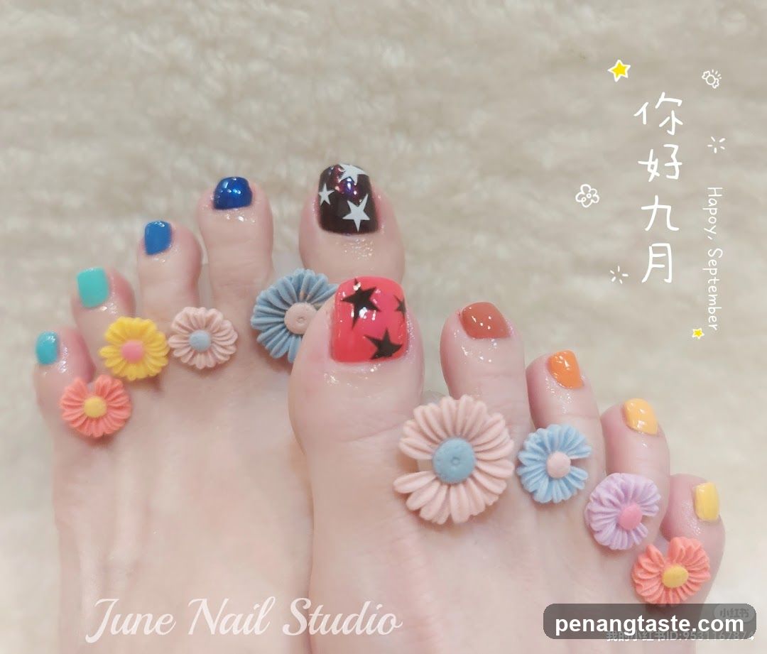 Foot Nail Art Display