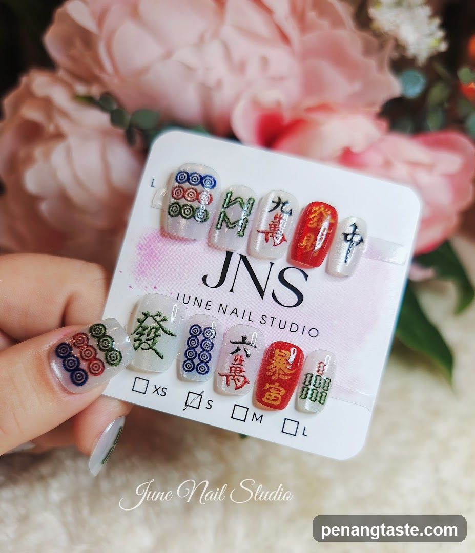 JNS June Nail Studio Nail Art Display