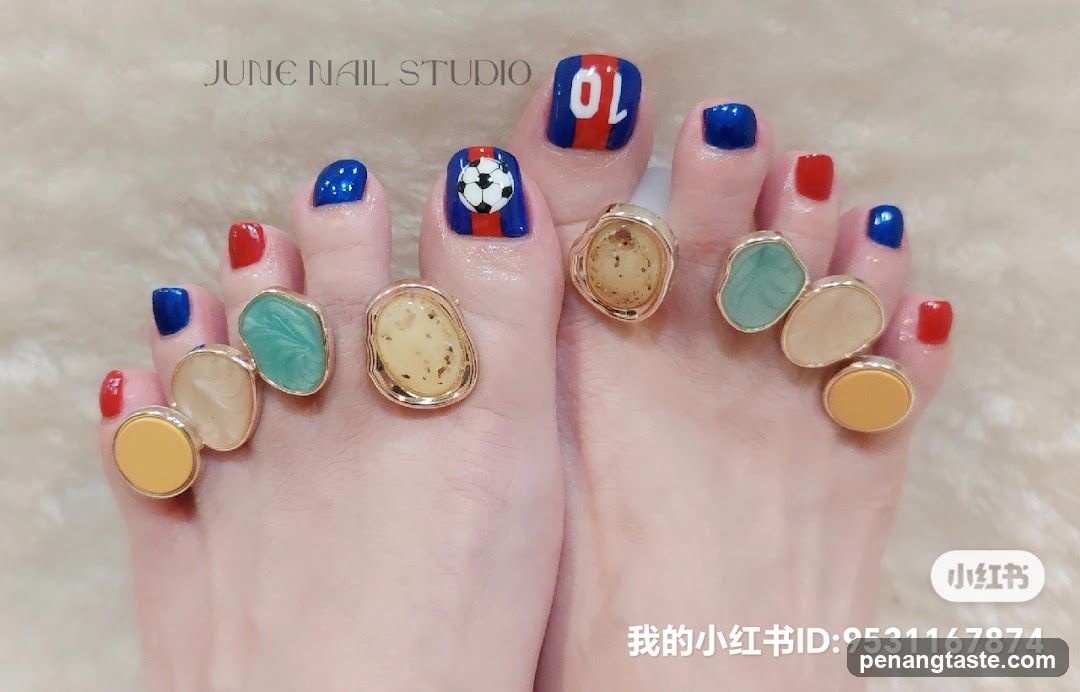 Foot Nail Art Display
