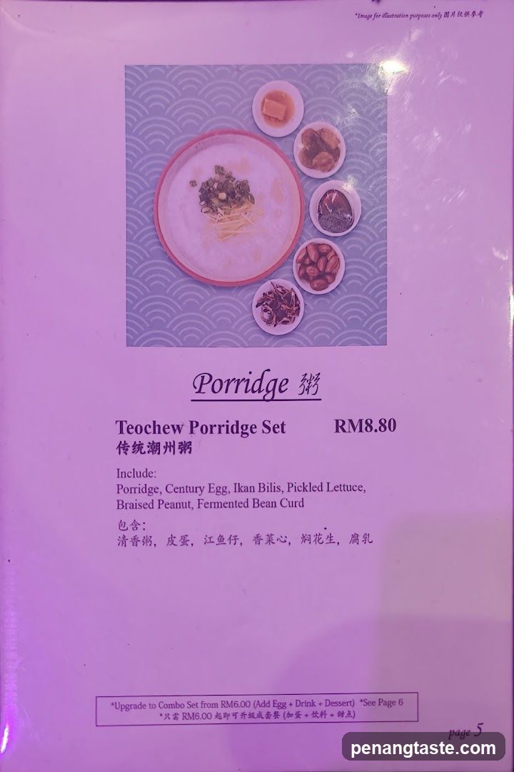 Teochew Porridge Set