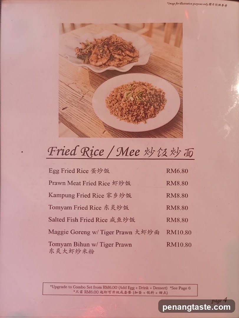 Fried Rice / Mee 炒饭炒面