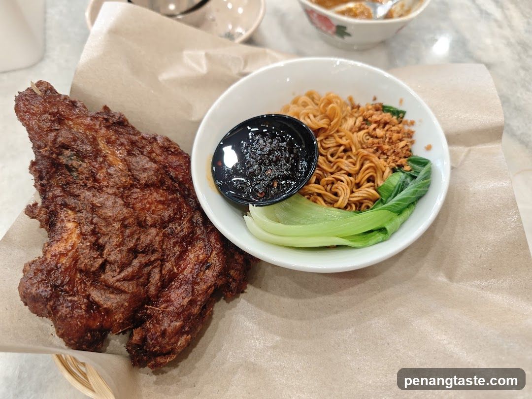 Food served on table