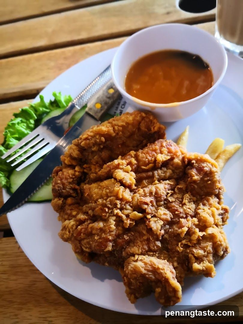 Food Plate on Wooden Table