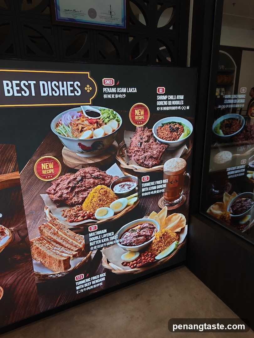 Best Dishes Menu Board