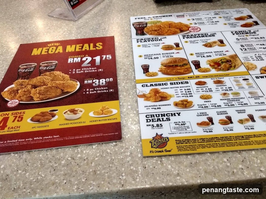 Restaurant Menu Promotional Materials