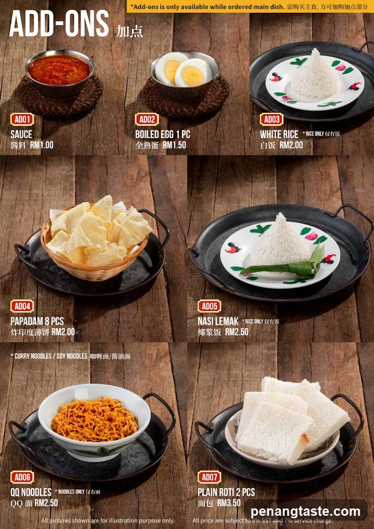 Add-ons Menu