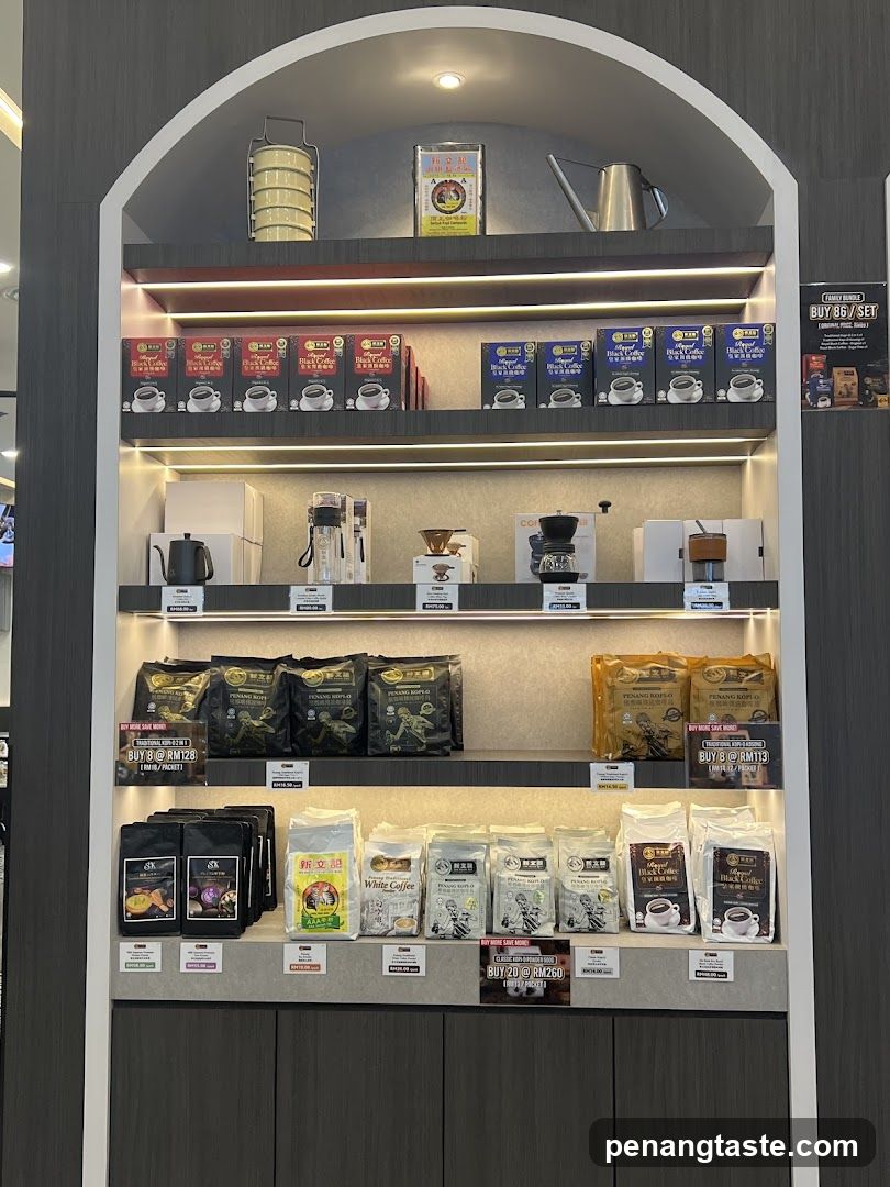 Coffee Product Display Shelf