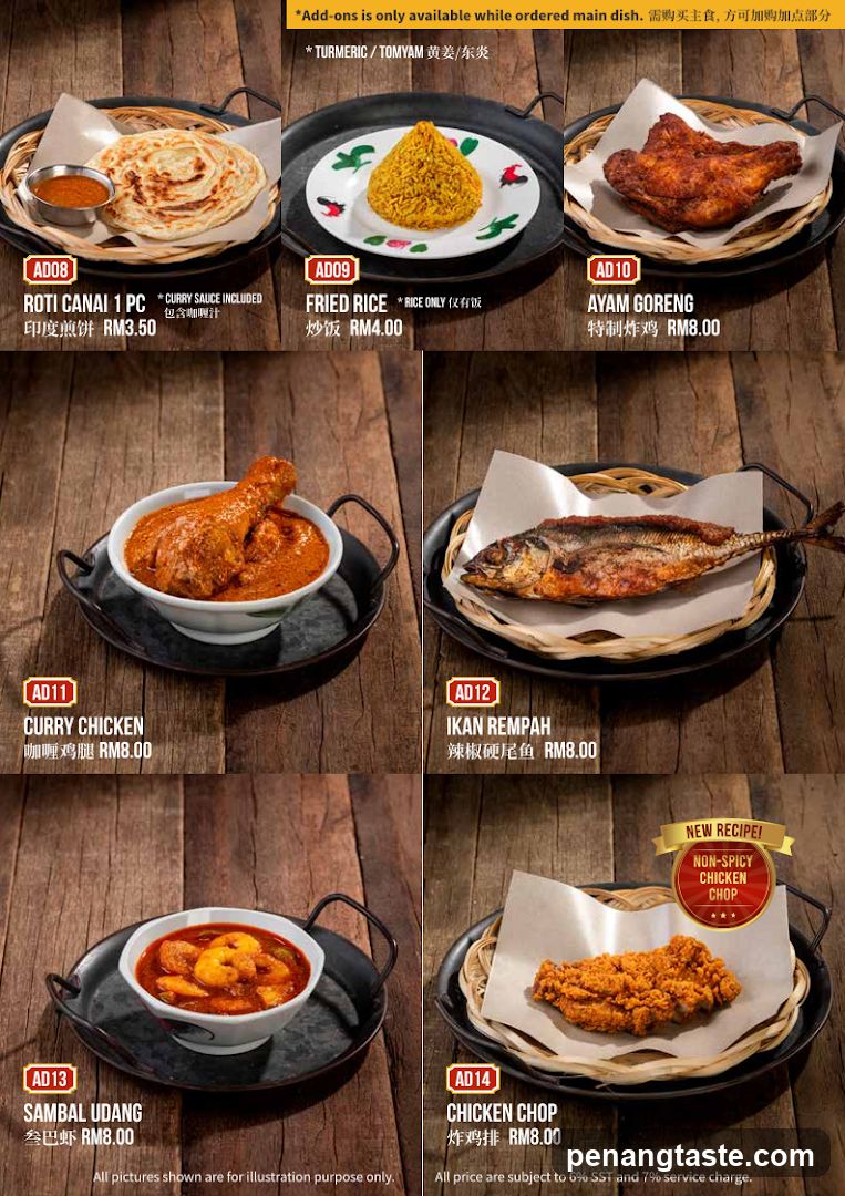 Add-ons Menu