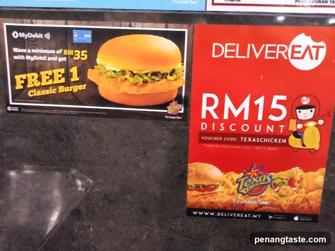 Promotional Posters on Counter
