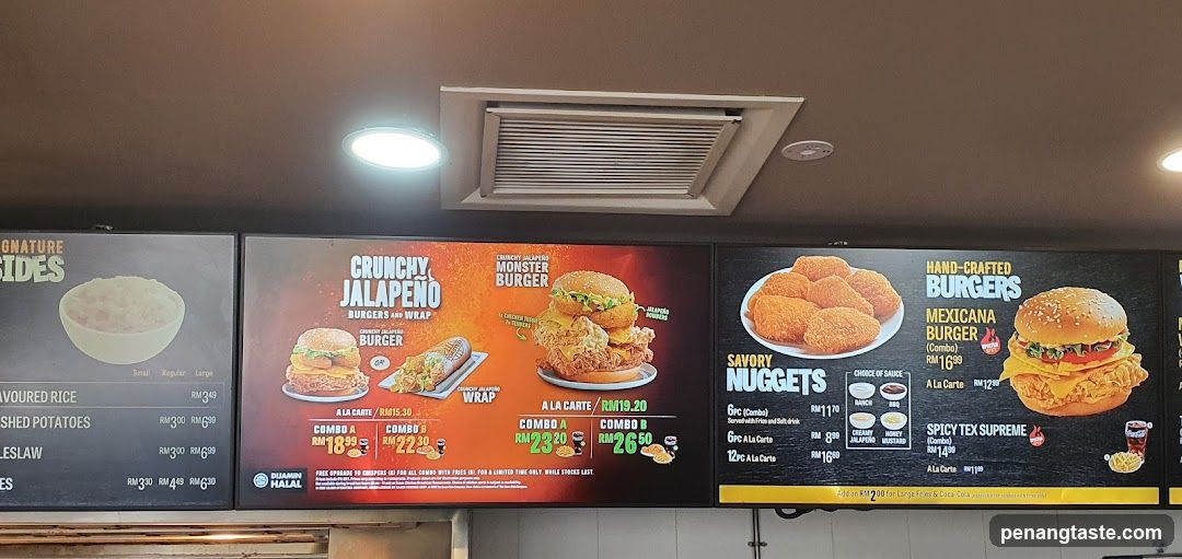 Restaurant Menu Board