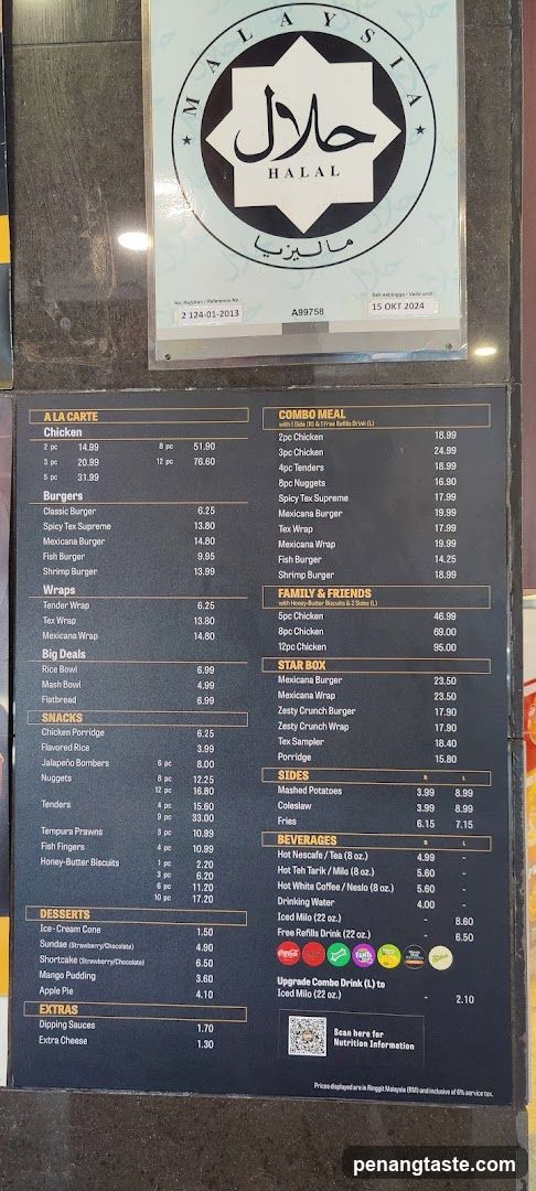 Halal Restaurant Menu