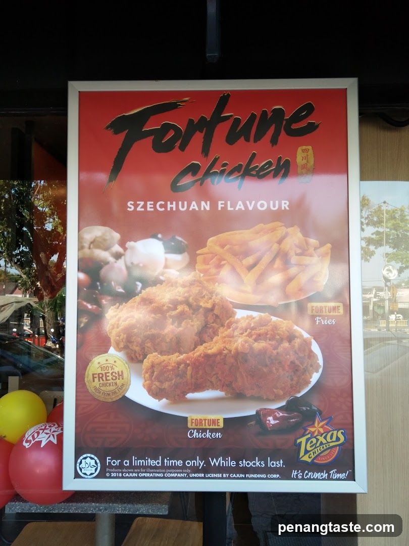 Fortune Chicken Szechuan Flavour Advertisement