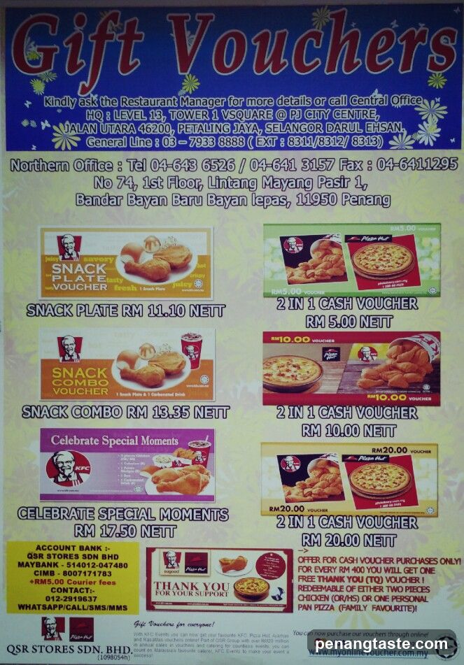 Gift Vouchers Advertisement