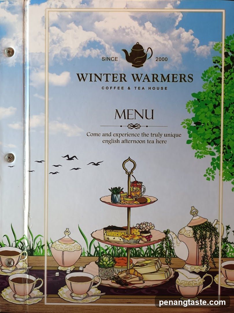 Winter Warmers Coffee & Tea House Menu
