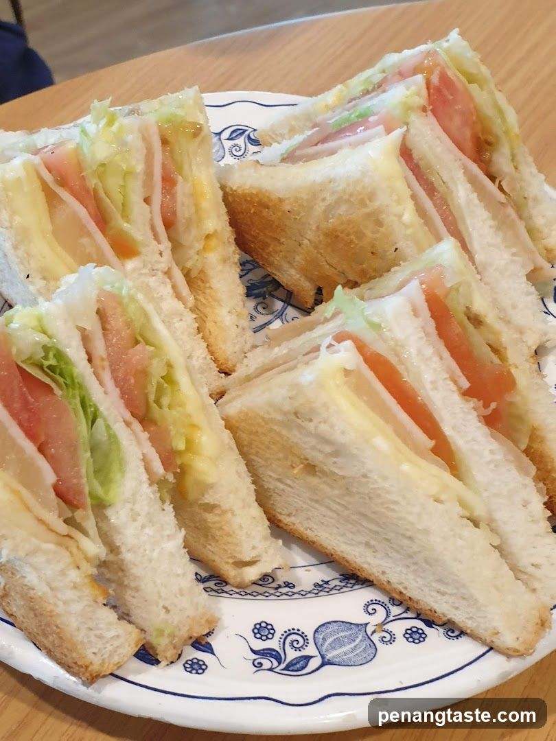 Sandwiches on Plate
