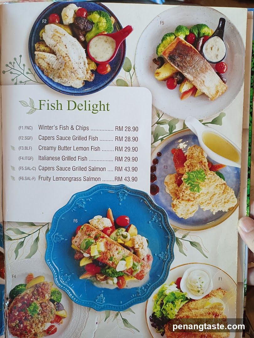 Fish Delight Menu