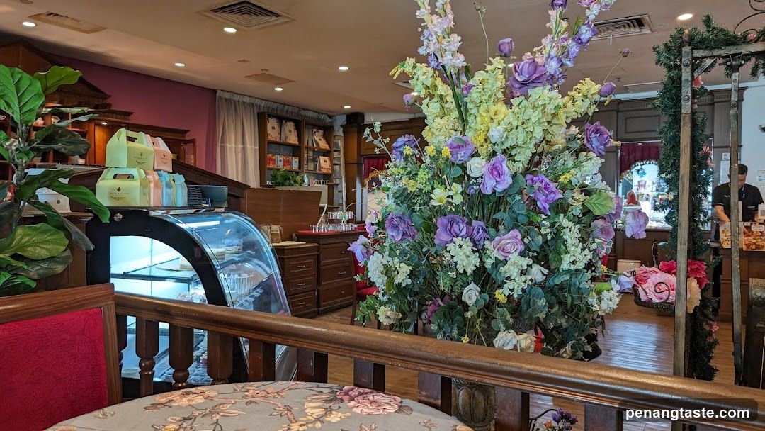 Interior of a café or bakery