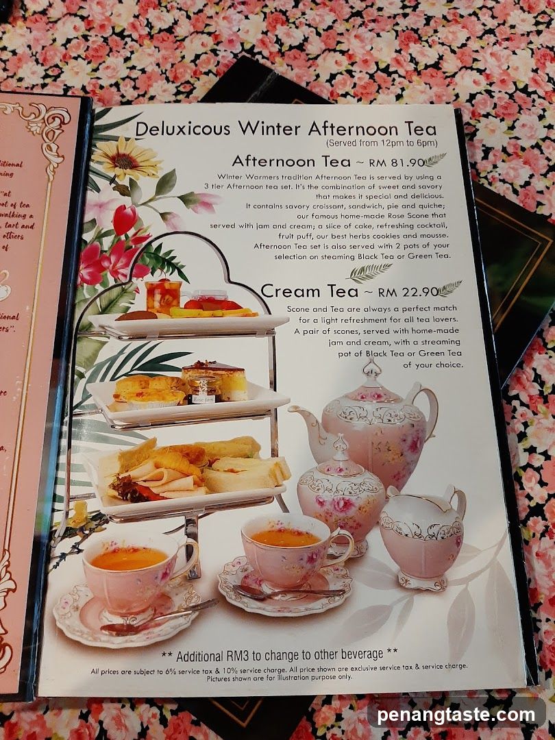 Deluxious Winter Afternoon Tea Menu