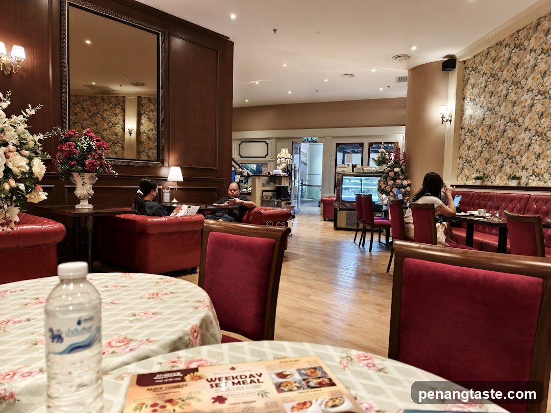 Interior of a dining establishment