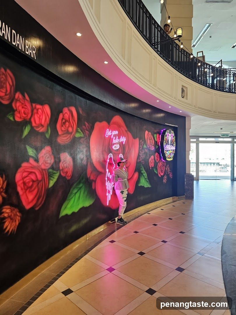 Interior of a commercial building