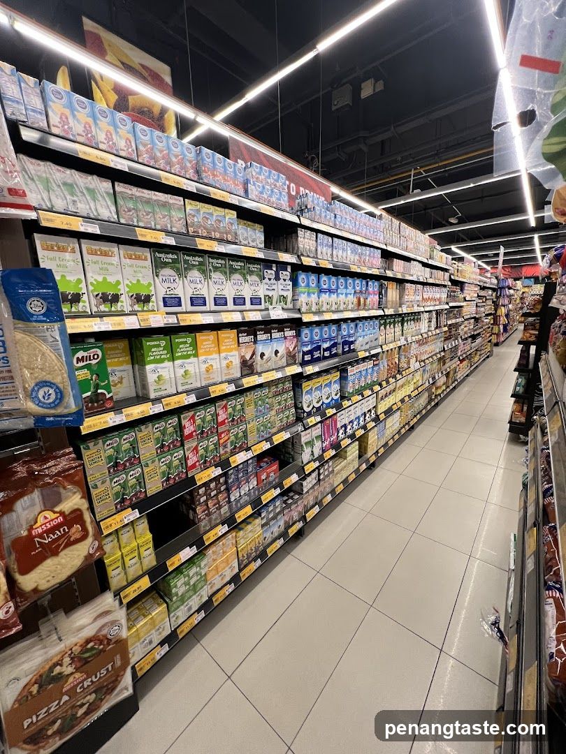 Supermarket aisle