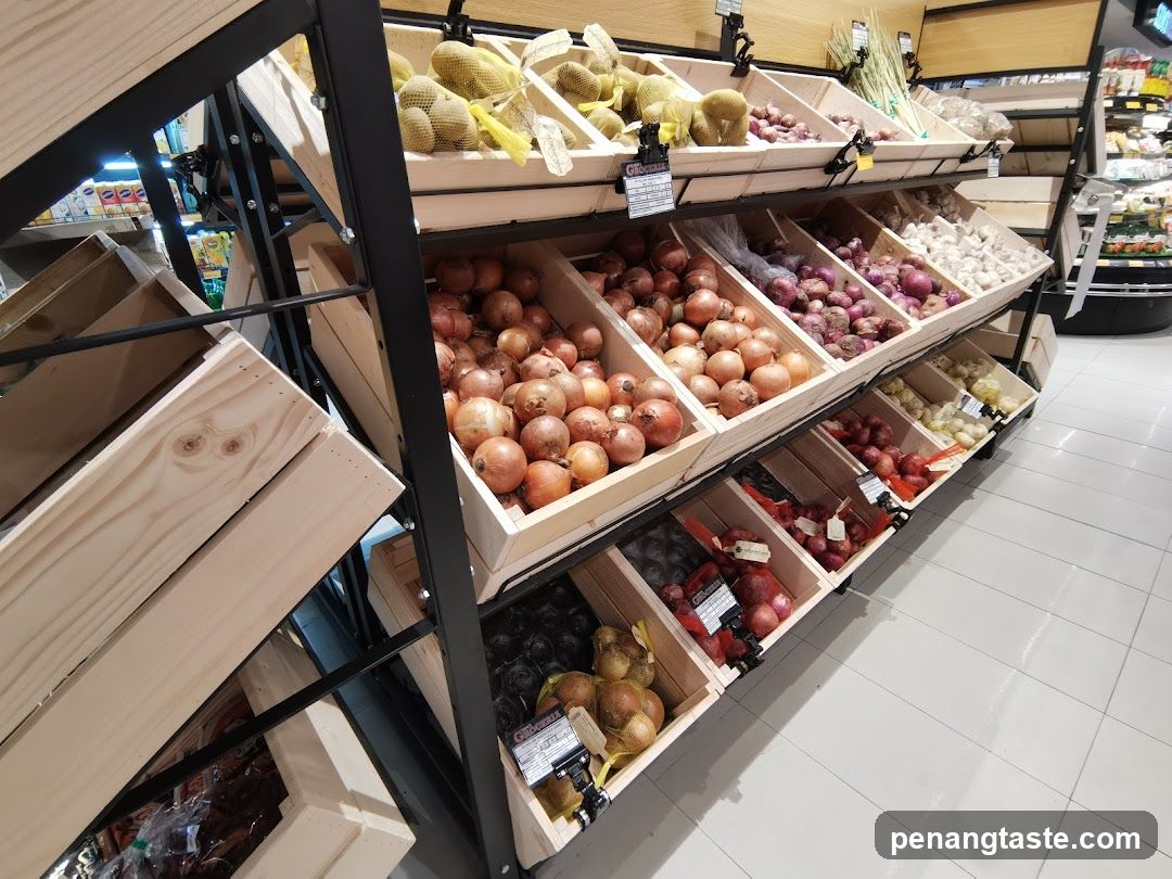 Grocery Store Produce Section