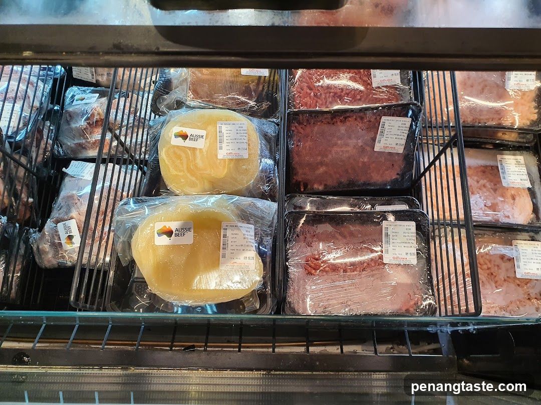 Frozen Meat Display