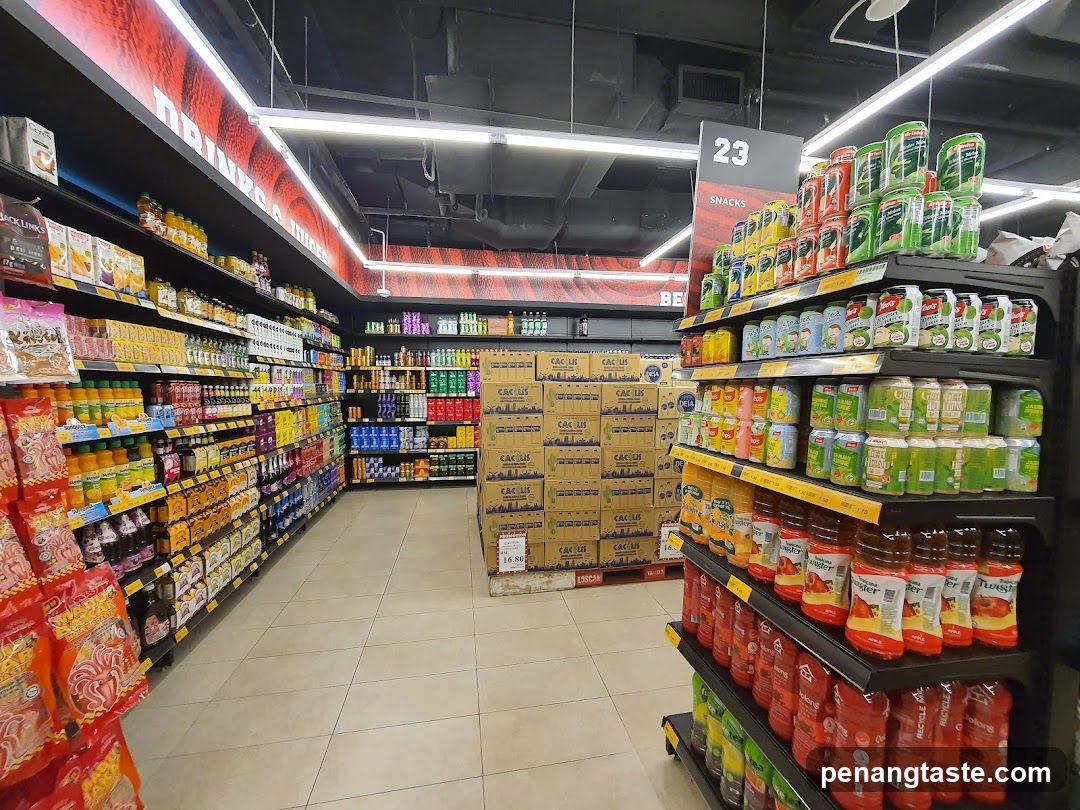 Supermarket Interior Aisle