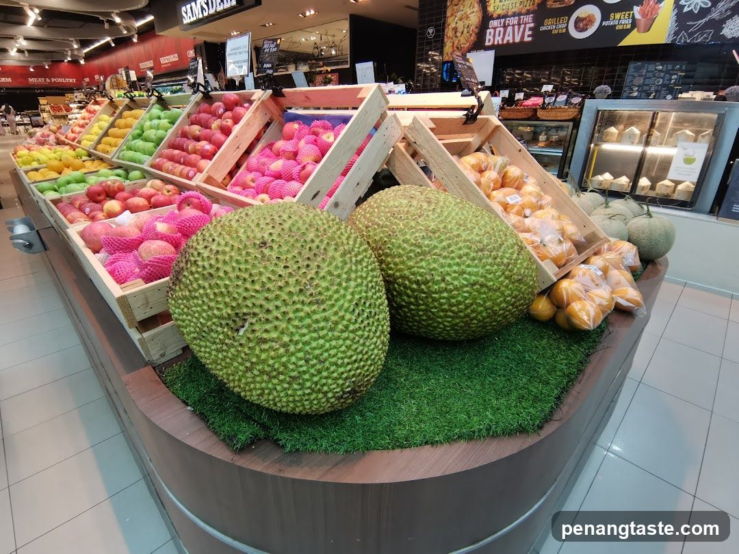 Fruit Display in Supermarket