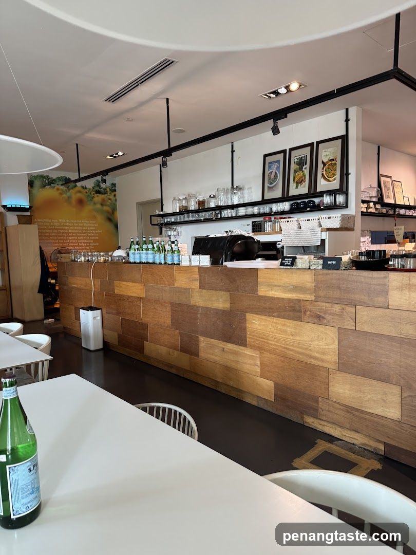 Interior of a café or restaurant