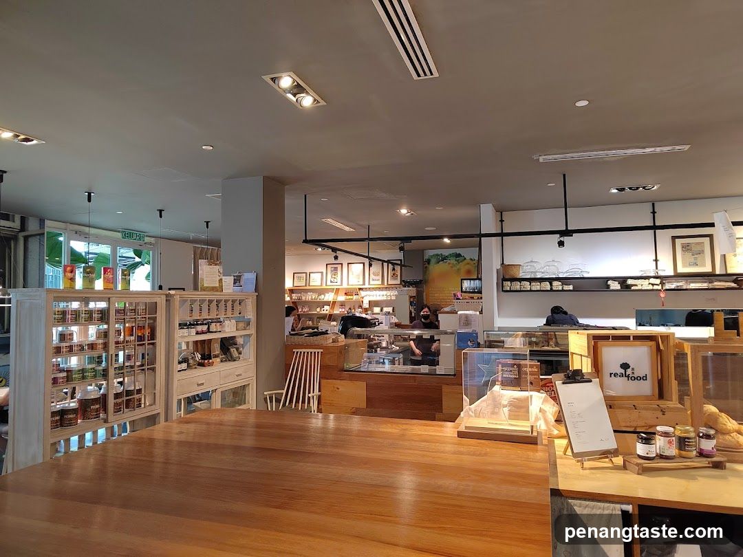 Interior of a retail store