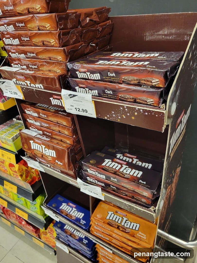 TimTam Display in Supermarket