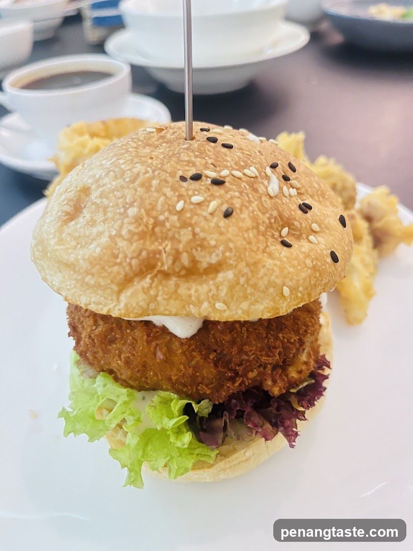Burger with Sesame Bun