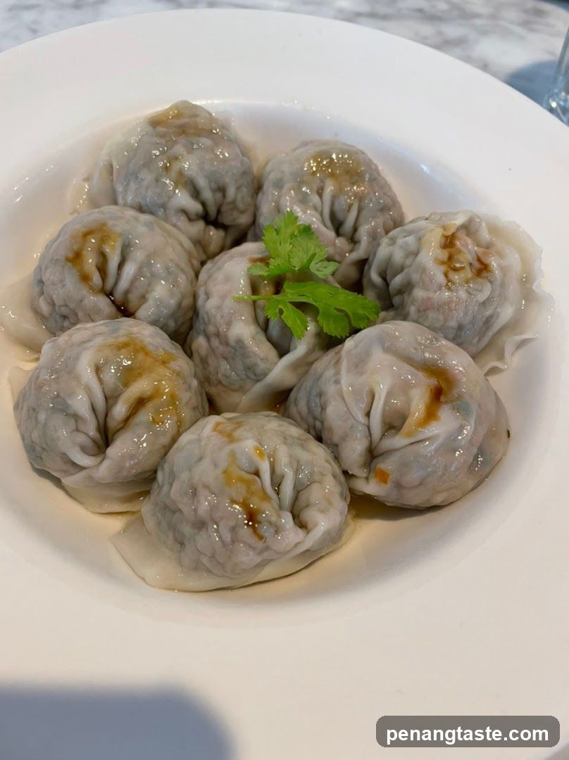 Dumplings on Plate