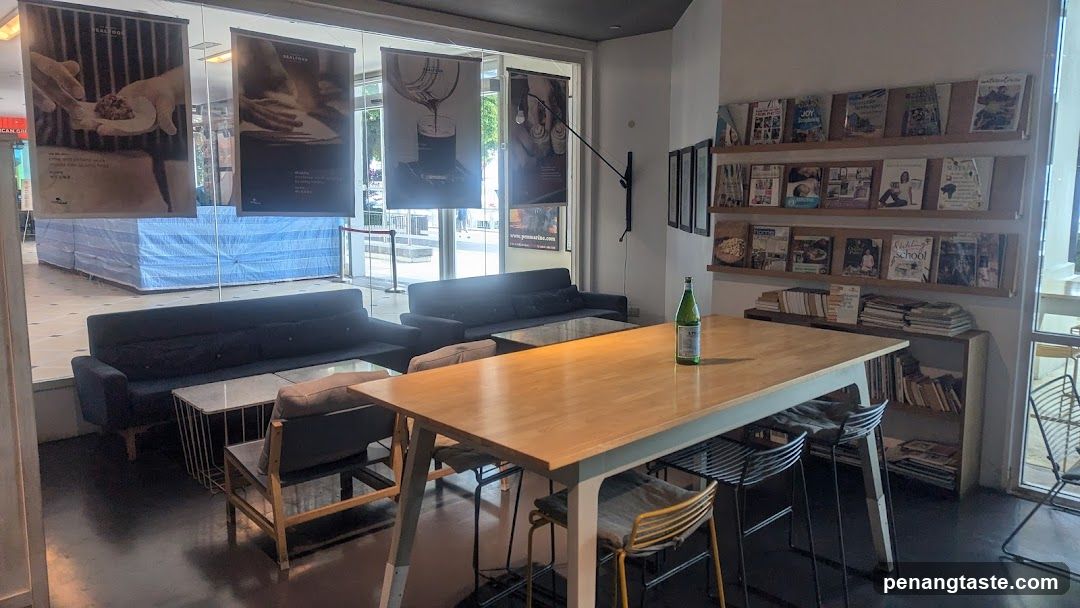 Interior of a café or lounge space