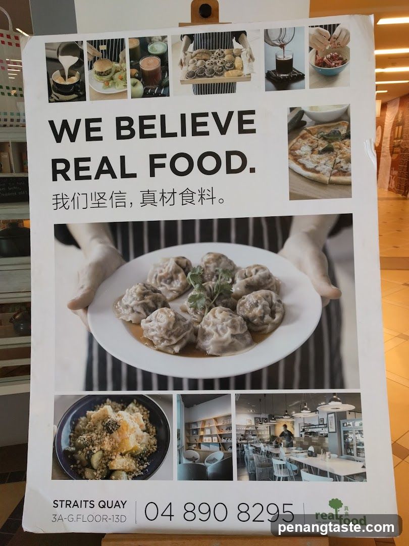 Promotional Poster for Real Food Restaurant