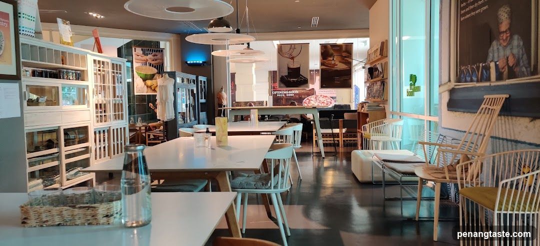 Interior of a retail or café space