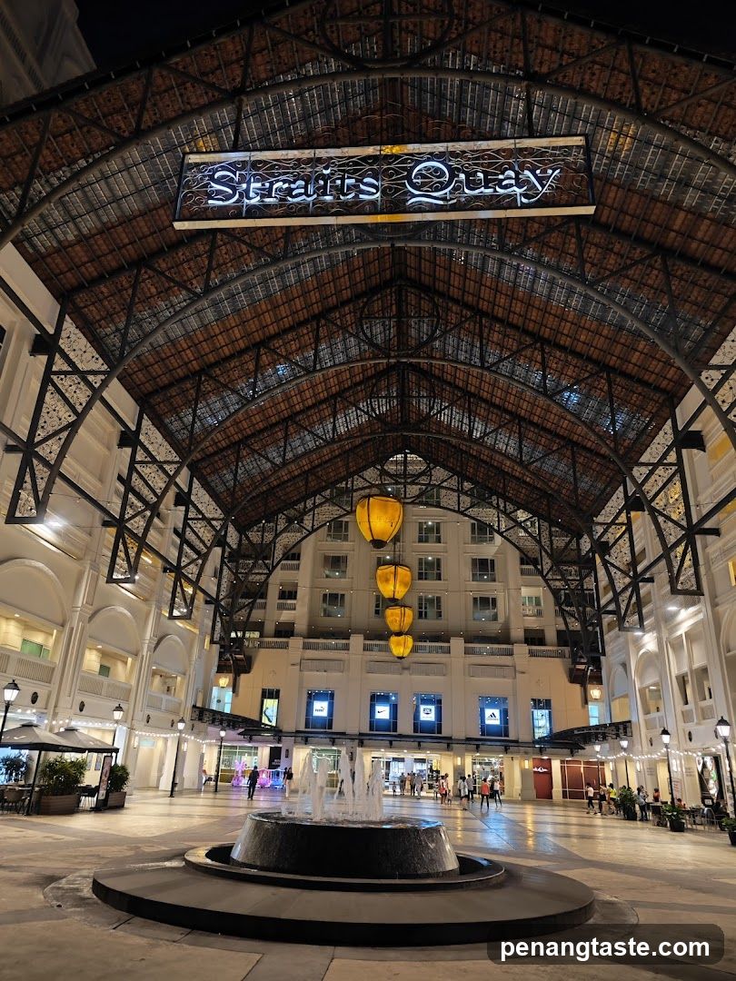 Straits Quay Interior at Night
