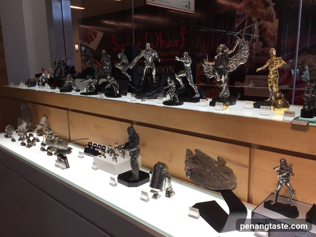 Store Display of Collectibles