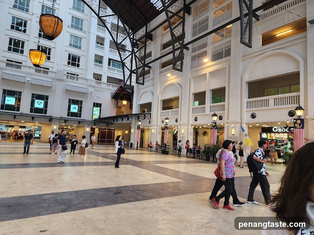Interior of a shopping complex