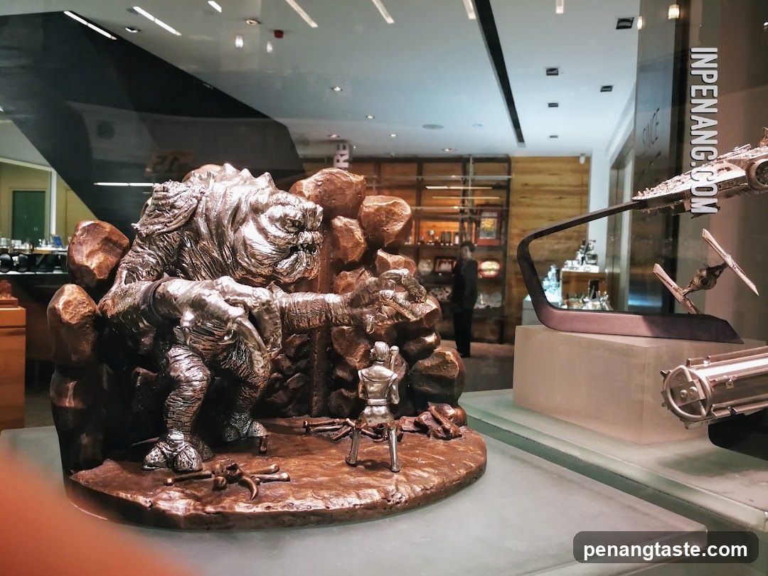Star Wars-themed display in a retail store