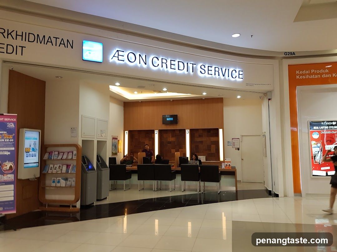 AEON CREDIT SERVICE storefront interior