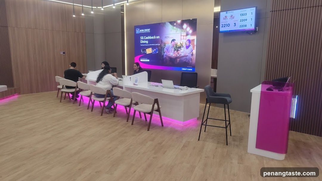 Interior of a financial services branch