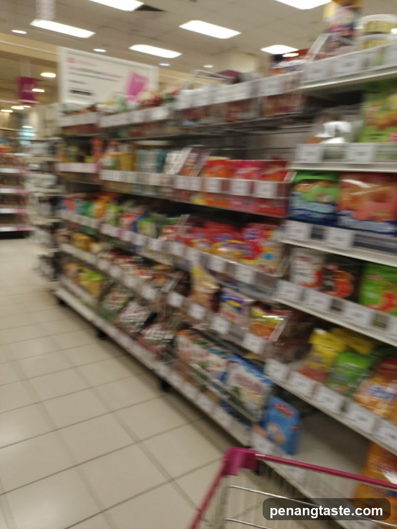 Supermarket aisle